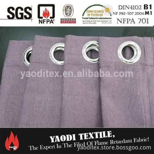 High quality 100% polyester fabric curtain wholesale